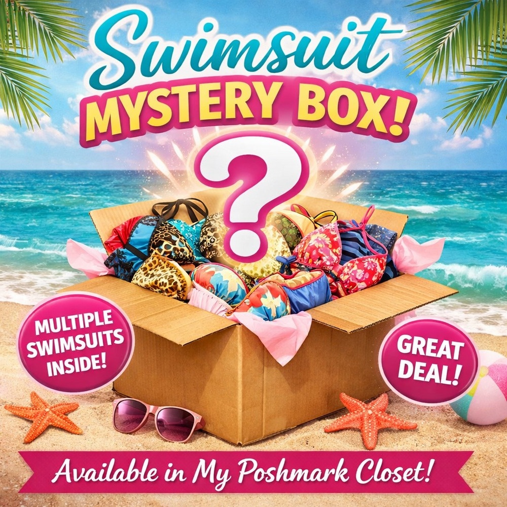 Mystery Box Plus Size Women’s Swimsuit 6 Swimsuits